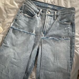 Old Navy Light Blue Distressed Women Jeans